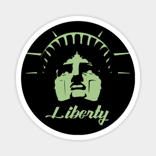 Liberty (green) Magnet